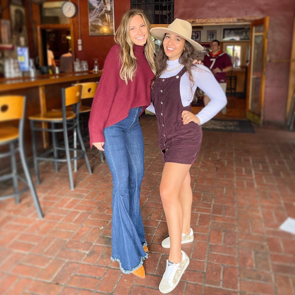 BDG Maroon Jumper dress